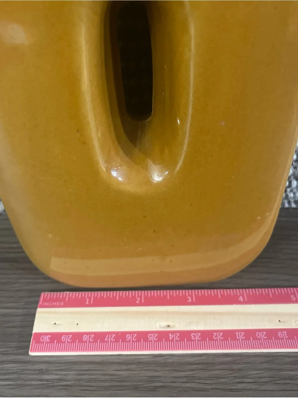 Mustard Yellow Ceramic Decorative Vase